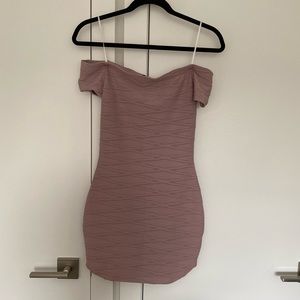 Off the shoulder dress